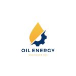 oil gear gas energy engineering logo vector icon illustration